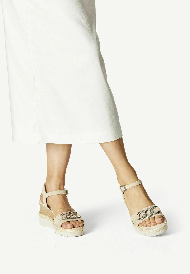 Tamaris Keilsandalette - Ivory