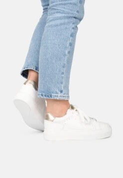TITULAR - Sneaker Low - White With Gold Combination