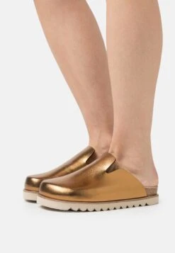 Bronx Pantolette Flach - Bronze