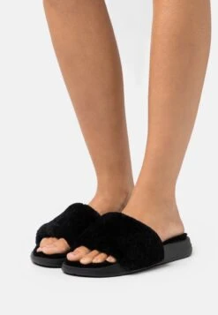 Fitflop IQUSHION SLIDES - Pantolette Flach - All Black