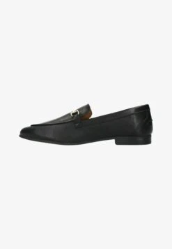 LOAFER MIT SCHNALLE - Slipper - Black