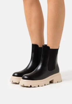 Pepe Jeans LOL CHELSEA - Plateaustiefelette - Factory Black