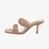 Steve Madden TOP NOTCH - Pantolette Hoch - Rose Goud