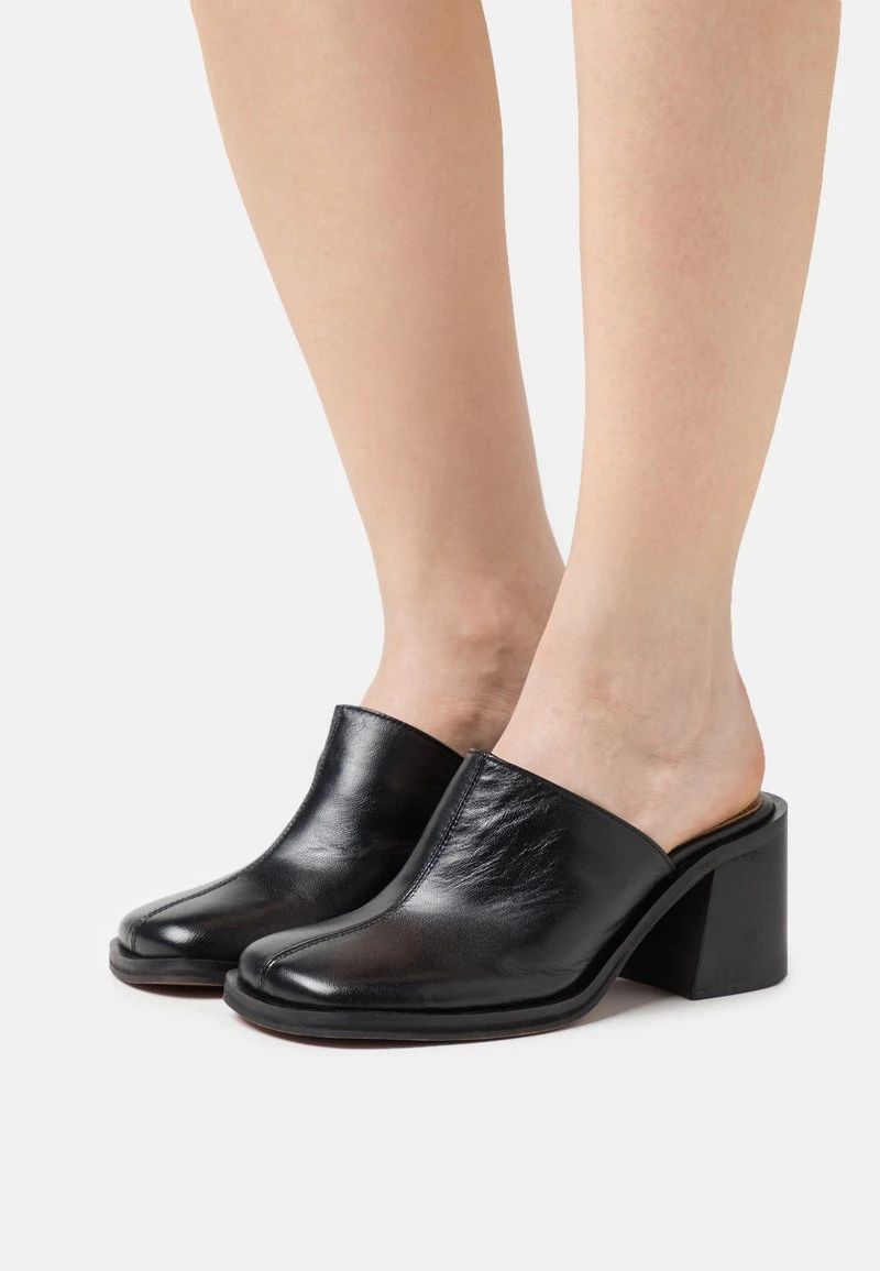 JAMIE - Pantolette Hoch - Black