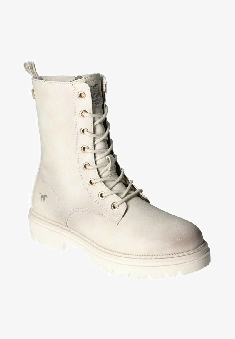Mustang Schnürstiefelette - White