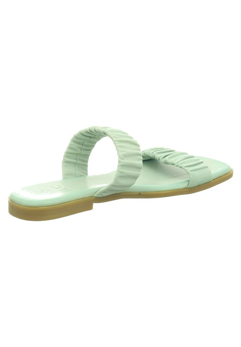 Pantolette Flach - Aqua Green – Bild 3