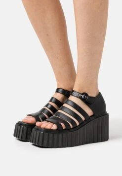 Lamoda CRAWL TO YOU - High Heel Sandalette - Black