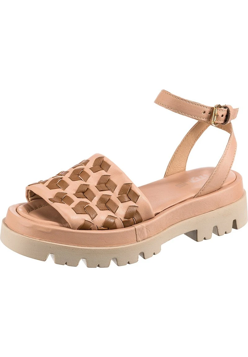 MJUS KLASSISCHE - Plateausandalette - Rosa Kombi – Bild 3