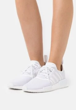 Adidas Originals NMD_R1 PRIMEBLUE ORIGINAL SHOES - Sneaker Low - Footwear White/silver Metallic