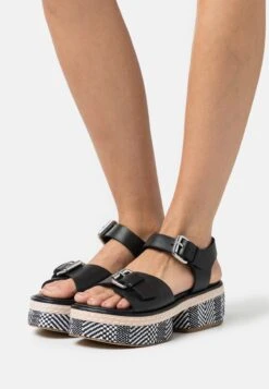 ESME - Plateausandalette - Black