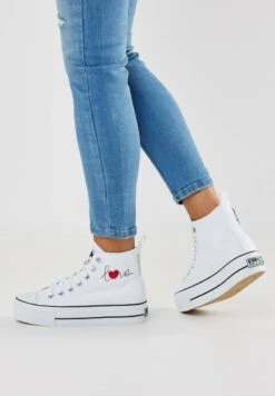 British Knights KAYA MID - Sneaker High - White Love