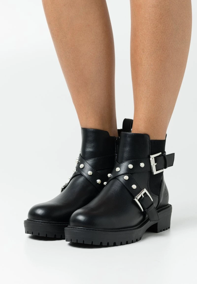 Bullboxer Cowboy-/Bikerstiefelette - Black