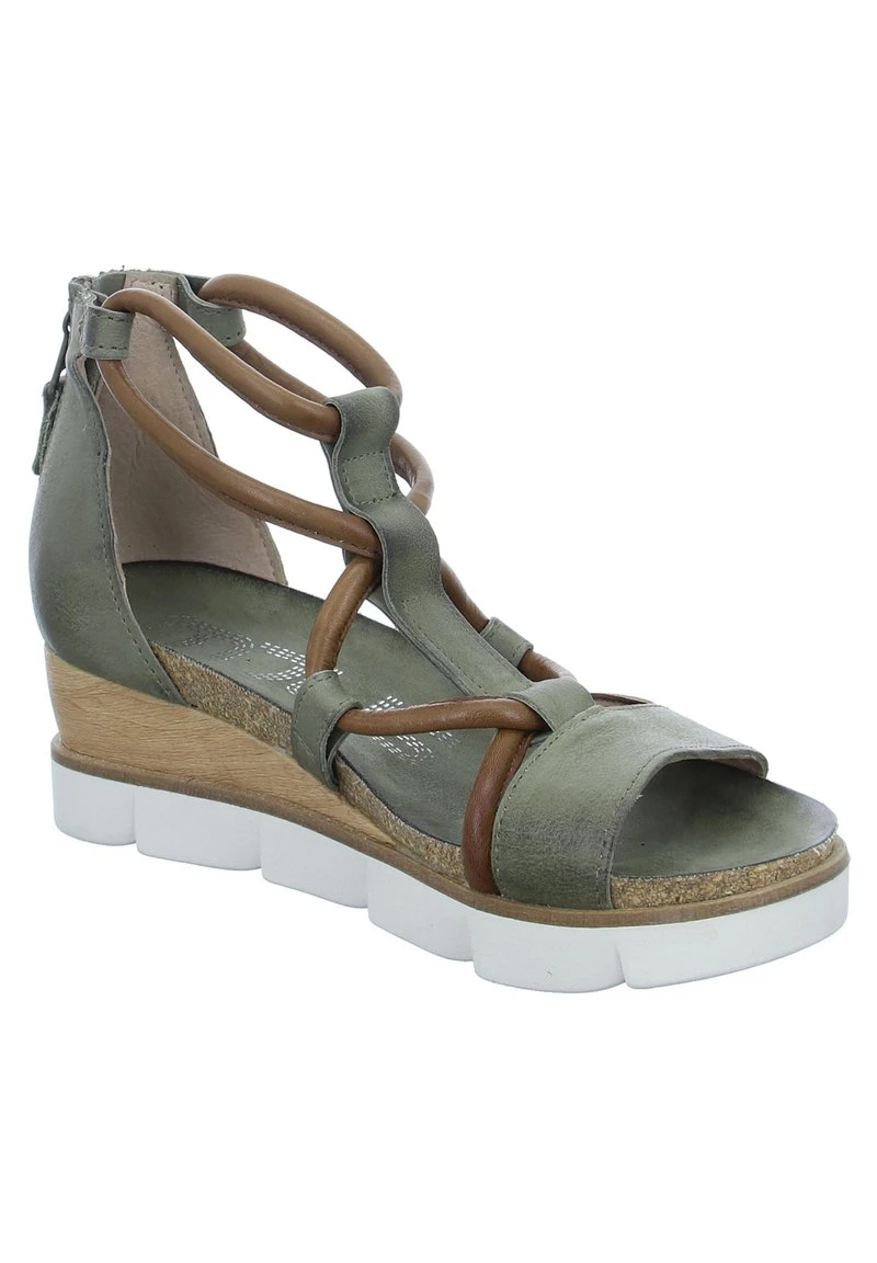 MJUS Plateausandalette - Grün – Bild 6