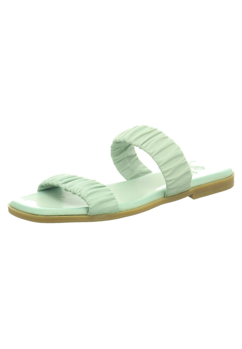 Pantolette Flach - Aqua Green – Bild 2