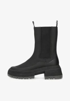 No Name Plateaustiefelette - Black/black