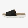 Caprice Pantolette Flach - Black Softnappa