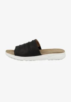 Caprice Pantolette Flach - Black Softnappa