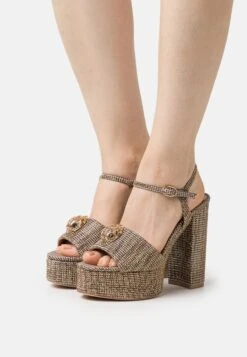 Kurt Geiger London KENSINGTON PLATFORM - Plateausandalette - Beige