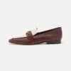 Tory Burch PERRINE LOAFER - Slipper - Plum/new Cream