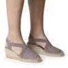 Toni Pons TER - Keilsandalette - Taupe