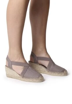 Toni Pons TER - Keilsandalette - Taupe