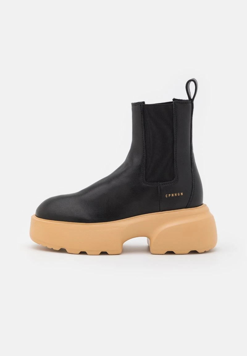 COPENHAGEN CPH276 - Plateaustiefelette - Black/pale Beige – Bild 2