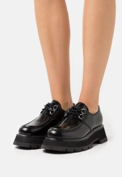 3.1 Phillip Lim KATE LUG SOLE LACE UP OXFORD - Schnürer - Black