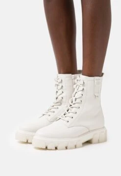 S.Oliver Schnürstiefelette - Cream