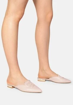 3D ROSE - Pantolette Flach - Rose Dust