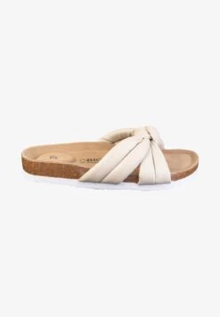 ELISE - Pantolette Flach - Creme