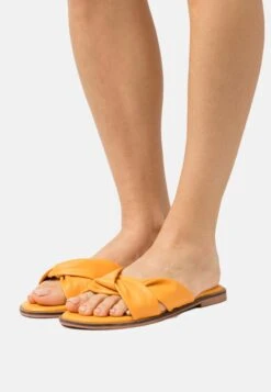 Vero Moda VMSMOOTH - Pantolette Flach - Yellow