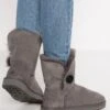 Ugg BAILEY BUTTON II - Stiefelette - Grey