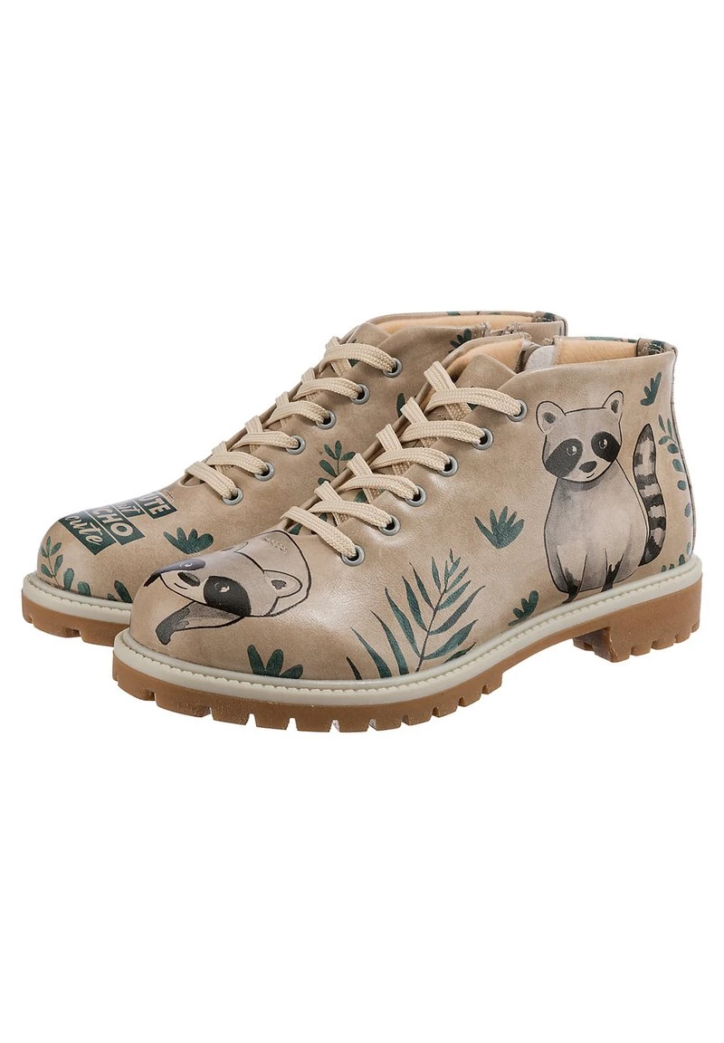 CUTE BUT PSYCHO SCHNÜRSTIEFELETTEN - Schnürstiefelette - Beige – Bild 3