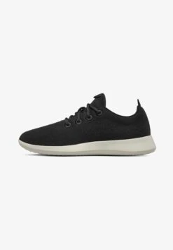 WOOL RUNNERS - Sneaker Low - True Black /cream Sole