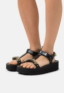 LOVE MOSCHINO Plateausandalette - Nero