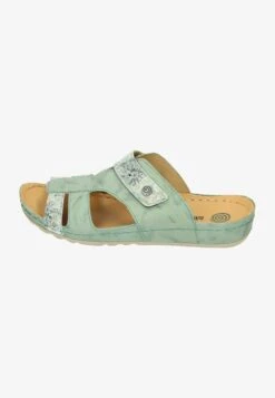 Pantolette Flach - Mint