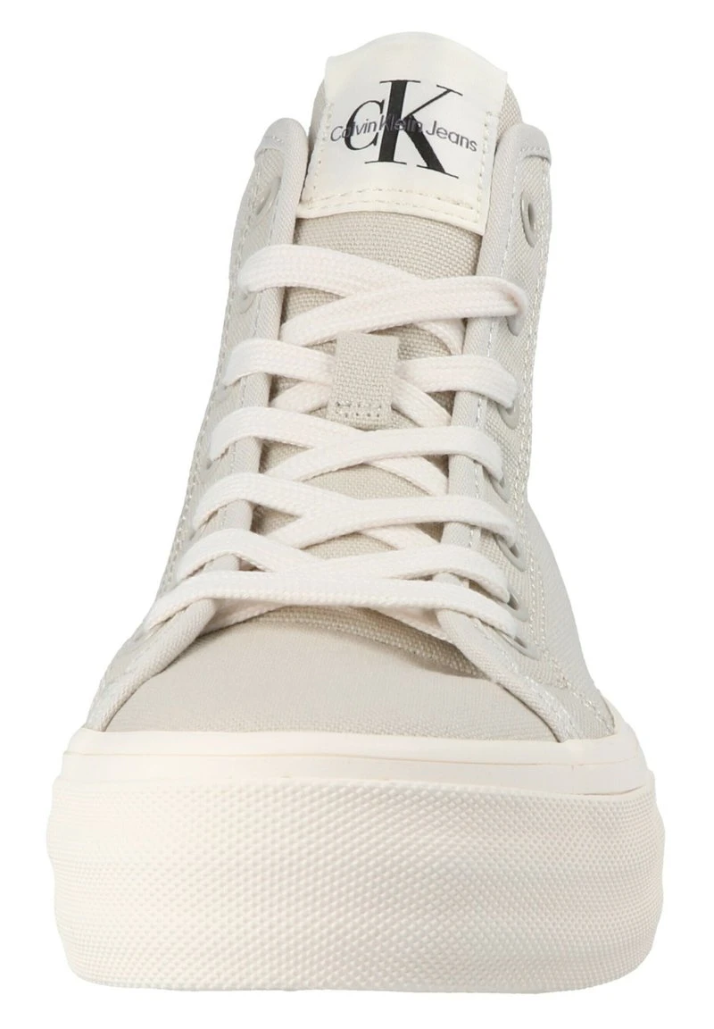 Calvin Klein Jeans VULC FLATFORM BOLD ESSENTIAL - Sneaker High - Beige – Bild 6