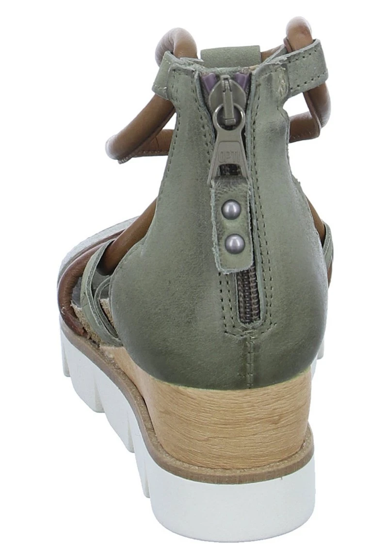 MJUS Plateausandalette - Grün – Bild 3