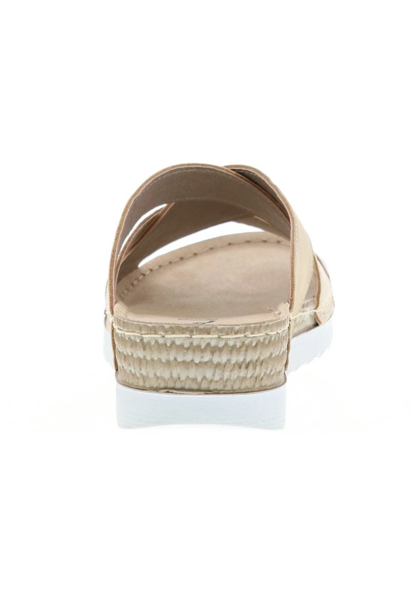 Pantolette Flach - Sand – Bild 4