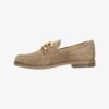 MIT ECKIGER KETTE - Slipper - Beige