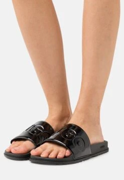 Hugo MATCH - Pantolette Flach - Black