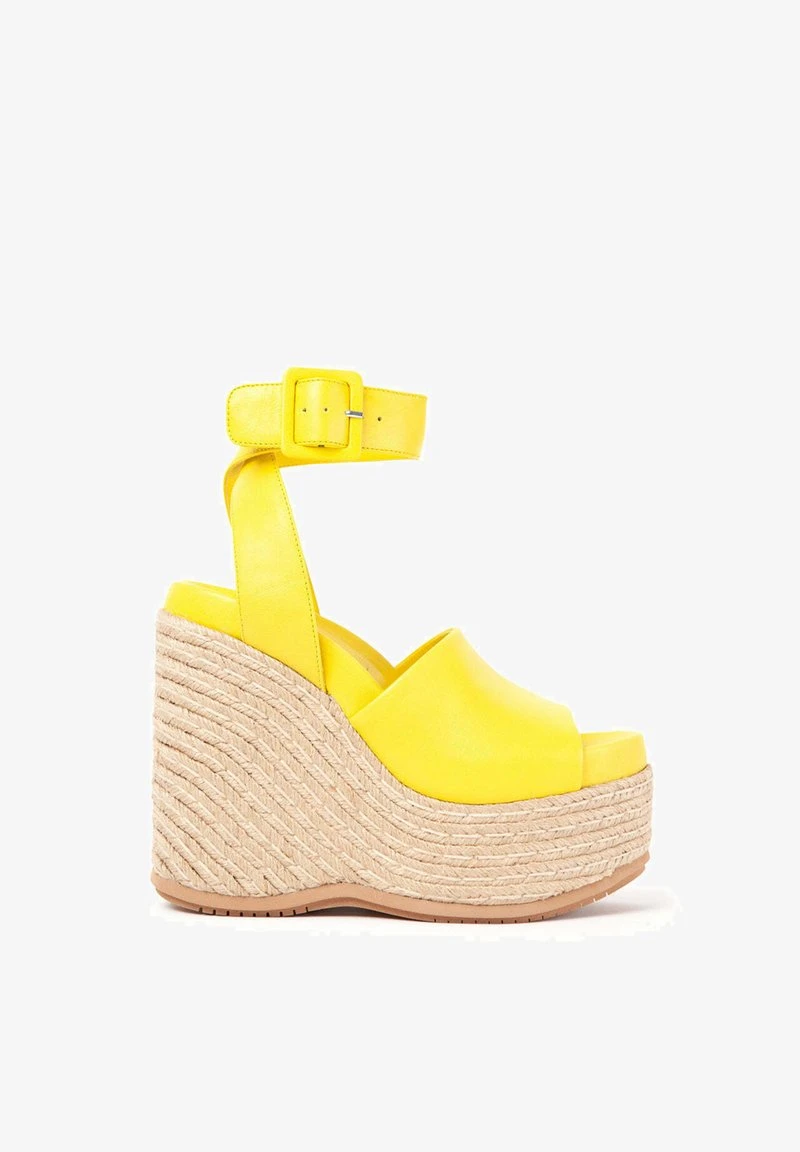 SURIA - Keilsandalette - Lime