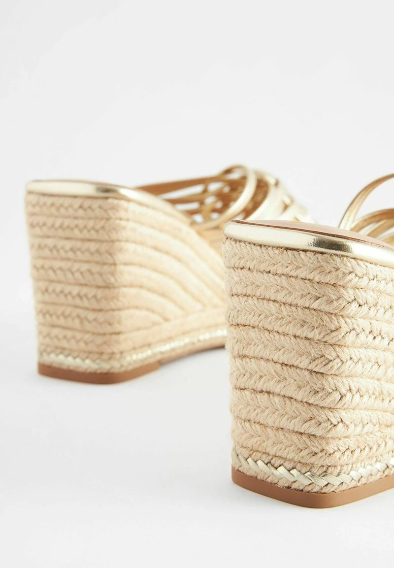 Next FOREVER COMFORT WEAVE - Pantolette Hoch - Gold – Bild 6