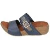TIEFBETT - Pantolette Flach - Blue