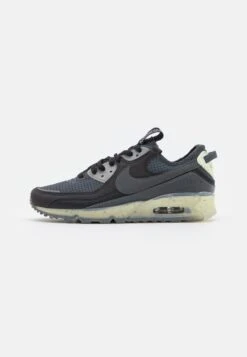 Nike Sportswear AIR MAX TERRASCAPE 90 UNISEX - Sneaker Low - Black/dark Grey/lime Ice/anthracite/dark Smoke Grey