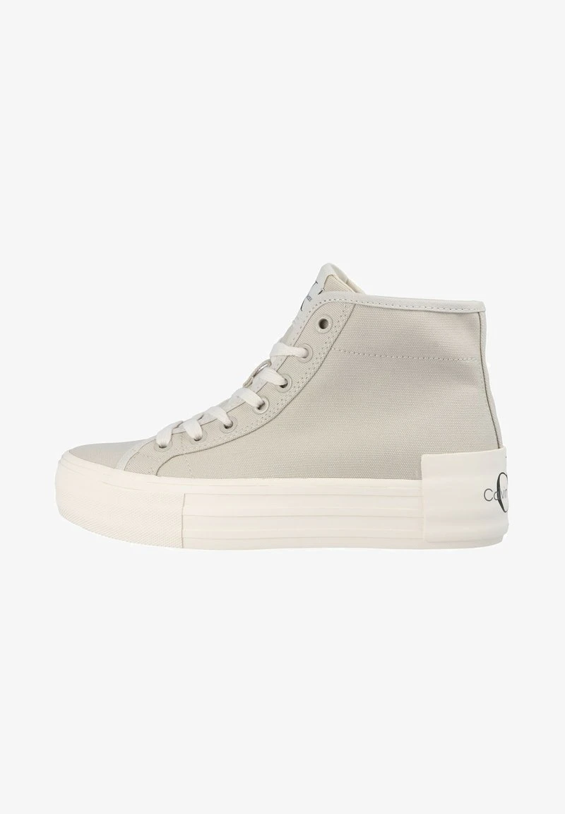 Calvin Klein Jeans VULC FLATFORM BOLD ESSENTIAL - Sneaker High - Beige