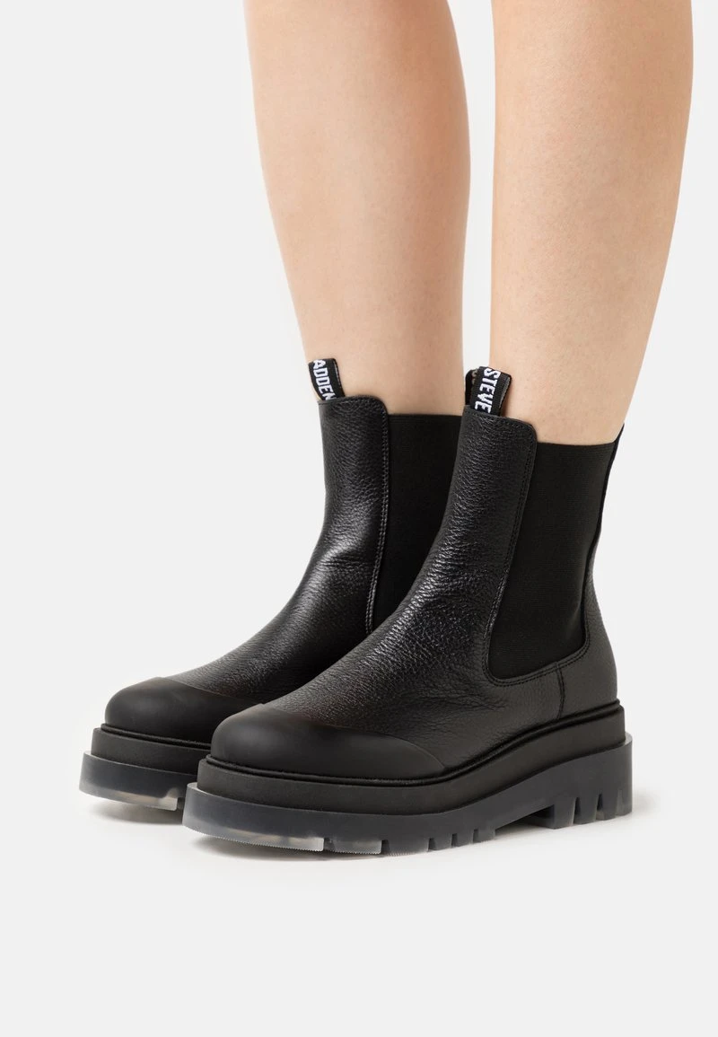 Steve Madden MYRTHA - Plateaustiefelette - Black